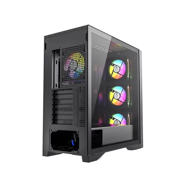 کیس کامپیوتر گیمینگ لاجی کی مدل LK-C634B