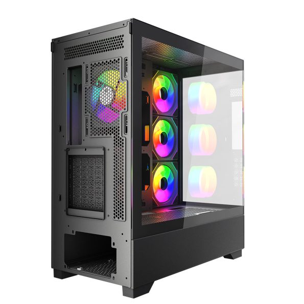 کیس کامپیوتر گیمینگ لاجی کی مدل LK-C674B