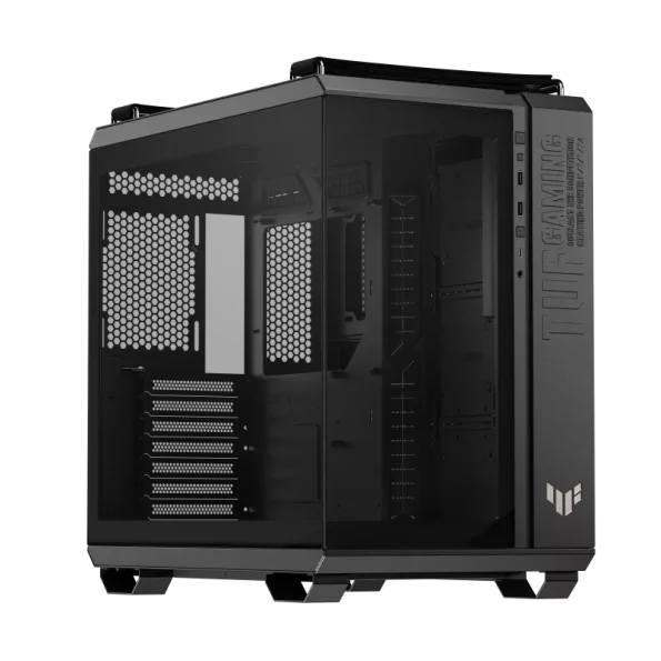 کیس گیمینگ ASUS TUF Gaming GT502 Horizon؛ نمای پانورامای بی‌مرز و مهندسی پیشرفته