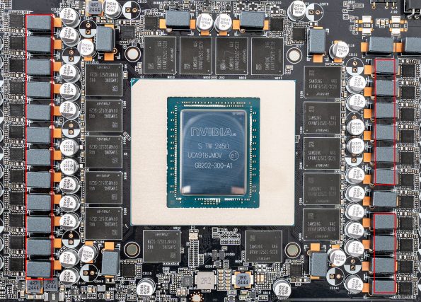 منبع تغذیه و طراحی حرارتی مدار RTX 5090