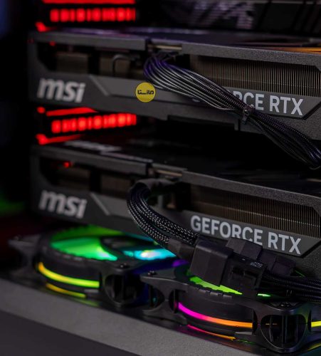 سیستم رندرینگ و هوش مصنوعی دو کارت گرافیکه RTX 5070 TI بروی مادبرد Z890 e (22)