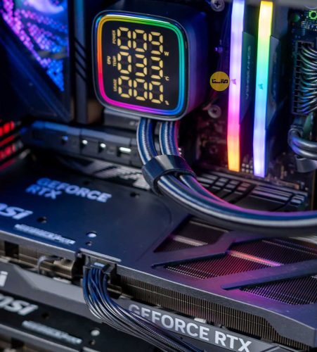 سیستم رندرینگ و هوش مصنوعی دو کارت گرافیکه RTX 5070 TI بروی مادبرد Z890 e (22)