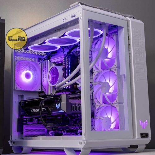 سیستم-گیمینگ-ایسوس-با-کیس-gt502-و-کارت-گرافیک-rtx-5070-ti-tuf-و-کولینگ-مایع